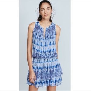 Ramy Brook Jordana Silk Dress in Bluco
